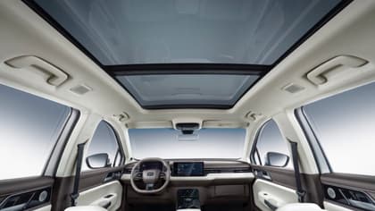 the inside of a car
