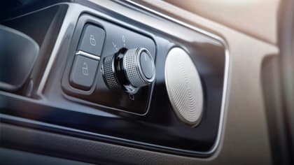 a close up of a car dashboard