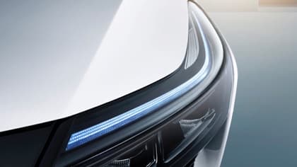 the front of a car