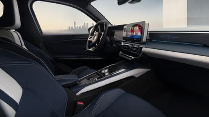 the inside of a car