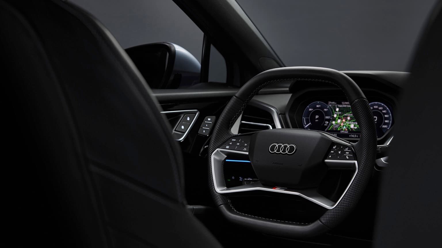 the interior of a car