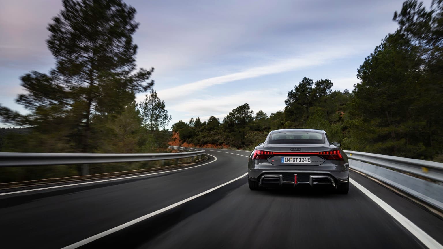 a car on a road