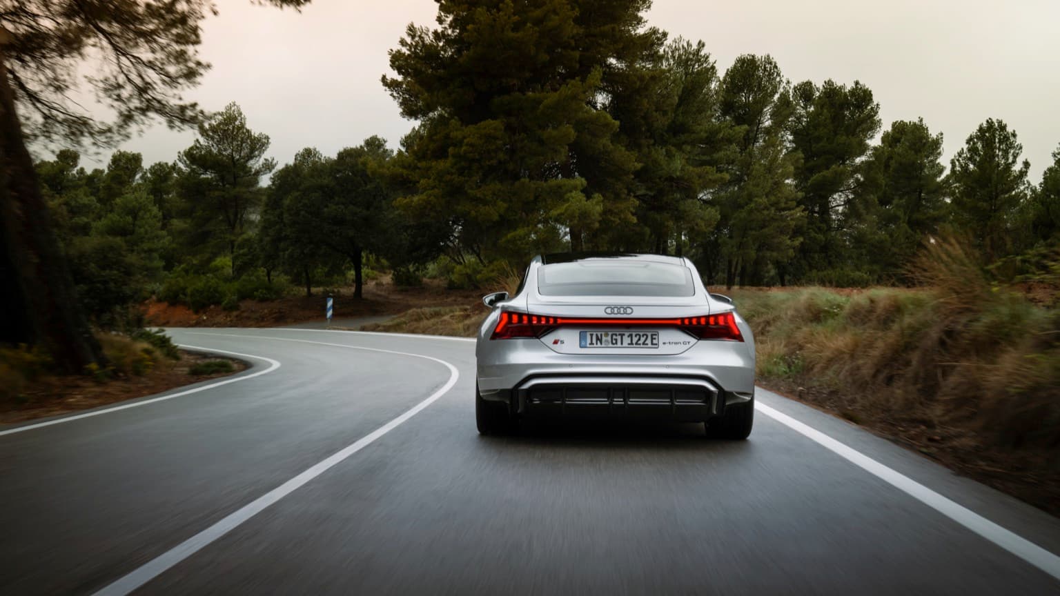 a car on a road