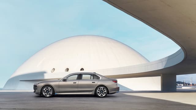 a car parked in front of a dome