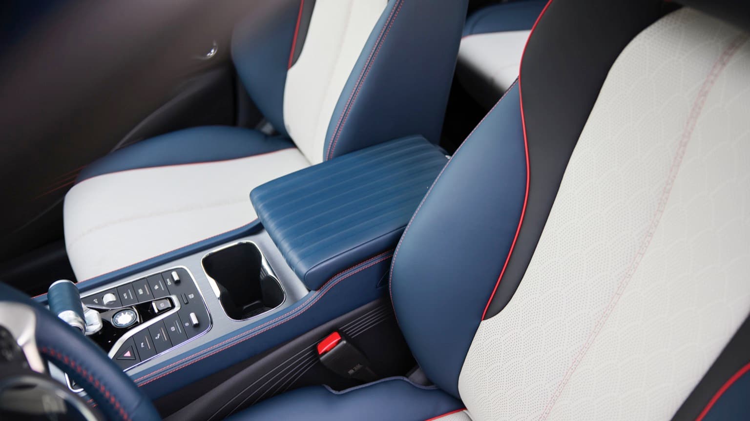 l'intérieur d'une voiture