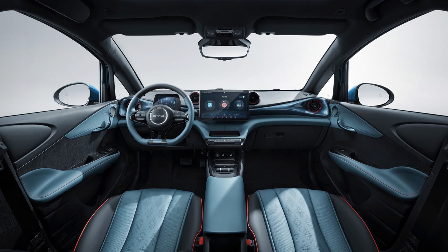 l'intérieur d'une voiture