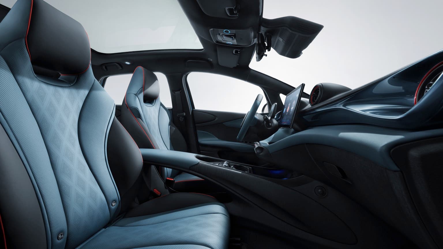 l'intérieur d'une voiture