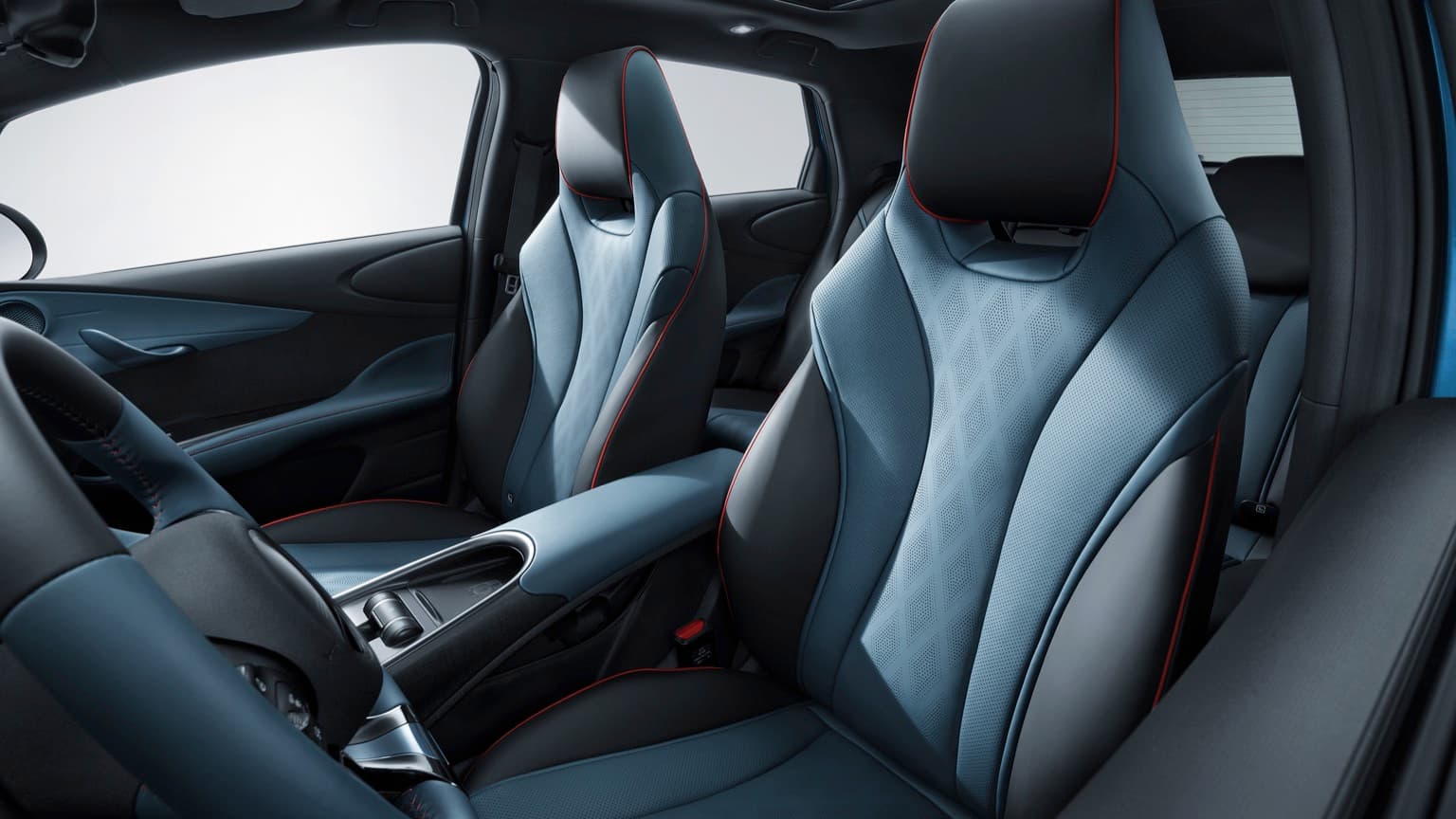 l'intérieur d'une voiture