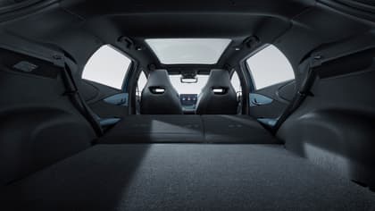 le siège arrière d'une voiture