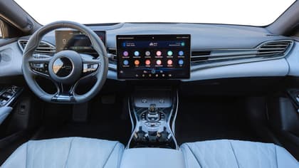 l'intérieur d'une voiture