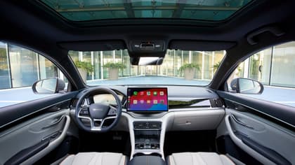 l'intérieur d'une voiture