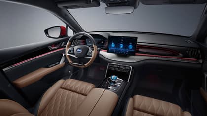 l'intérieur d'une voiture