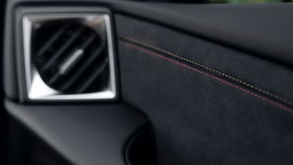 a close up of a car interior