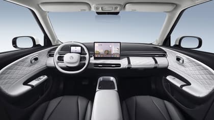l'intérieur d'une voiture