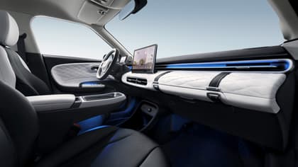 l'intérieur d'une voiture