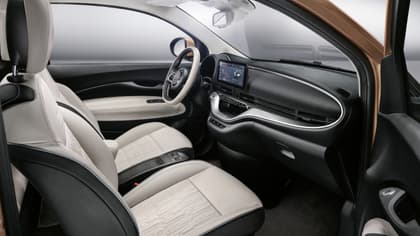 the interior of a car