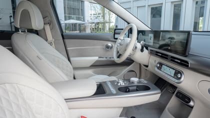 the inside of a car