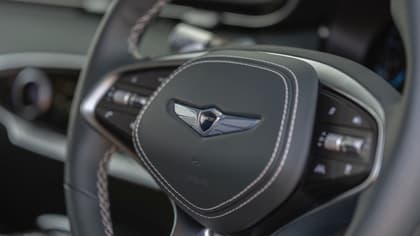 un gros plan d'un volant