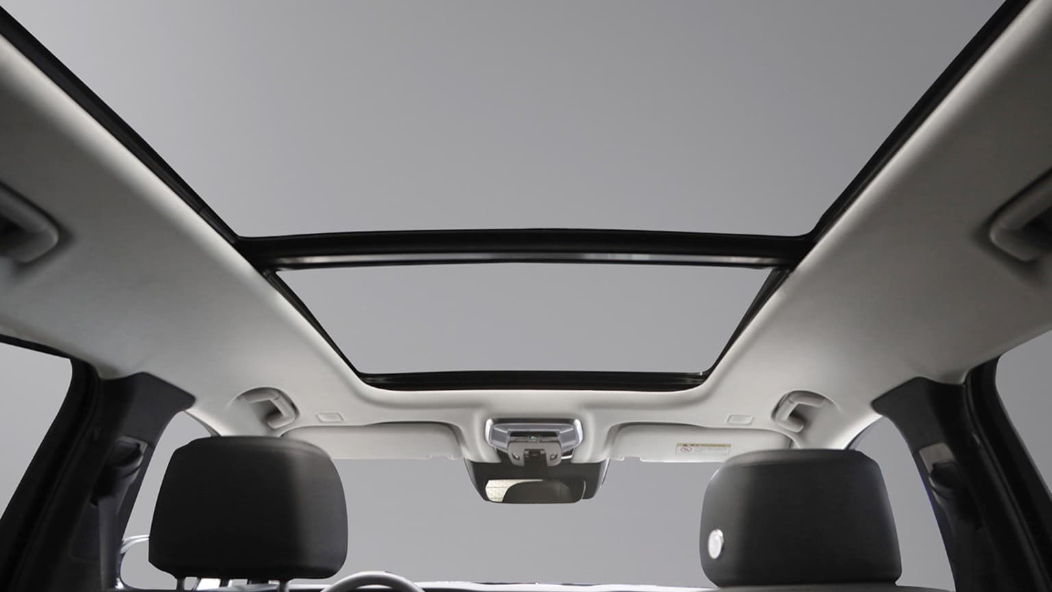 the sunroof of a car