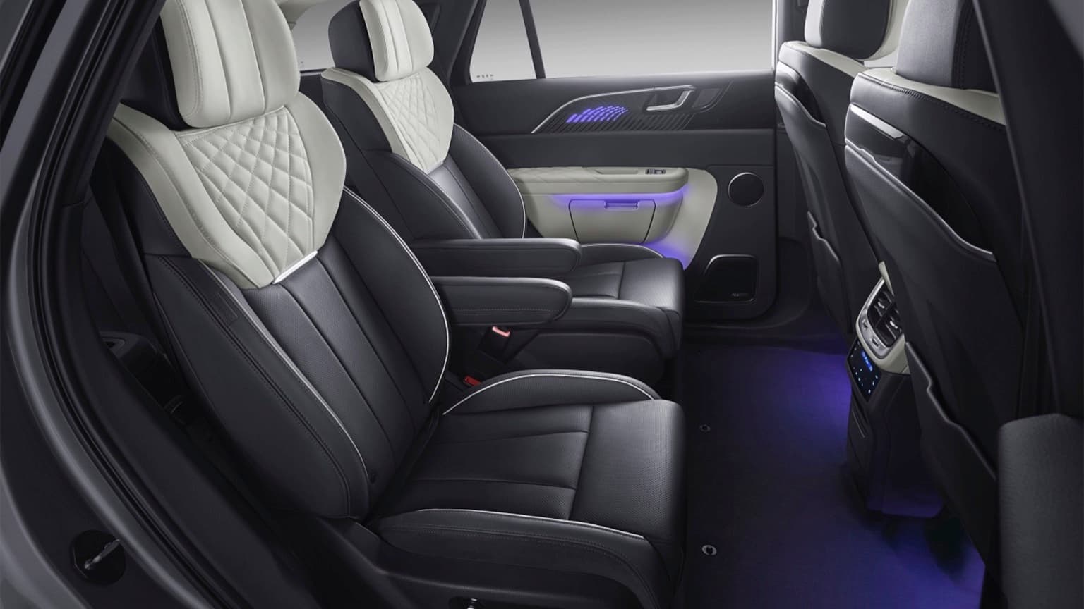 the inside of a car