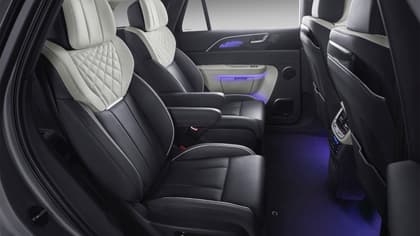 l'intérieur d'une voiture
