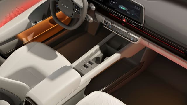 the interior of a car
