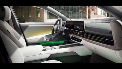 l'intérieur d'une voiture