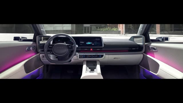 the inside of a car