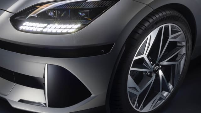 the front of a car