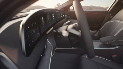 l'intérieur d'une voiture