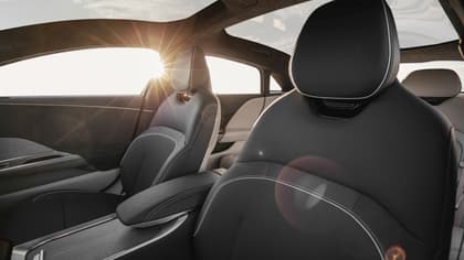 l'intérieur d'une voiture