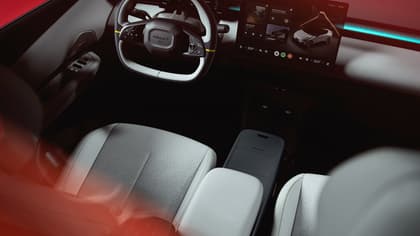 the interior of a car