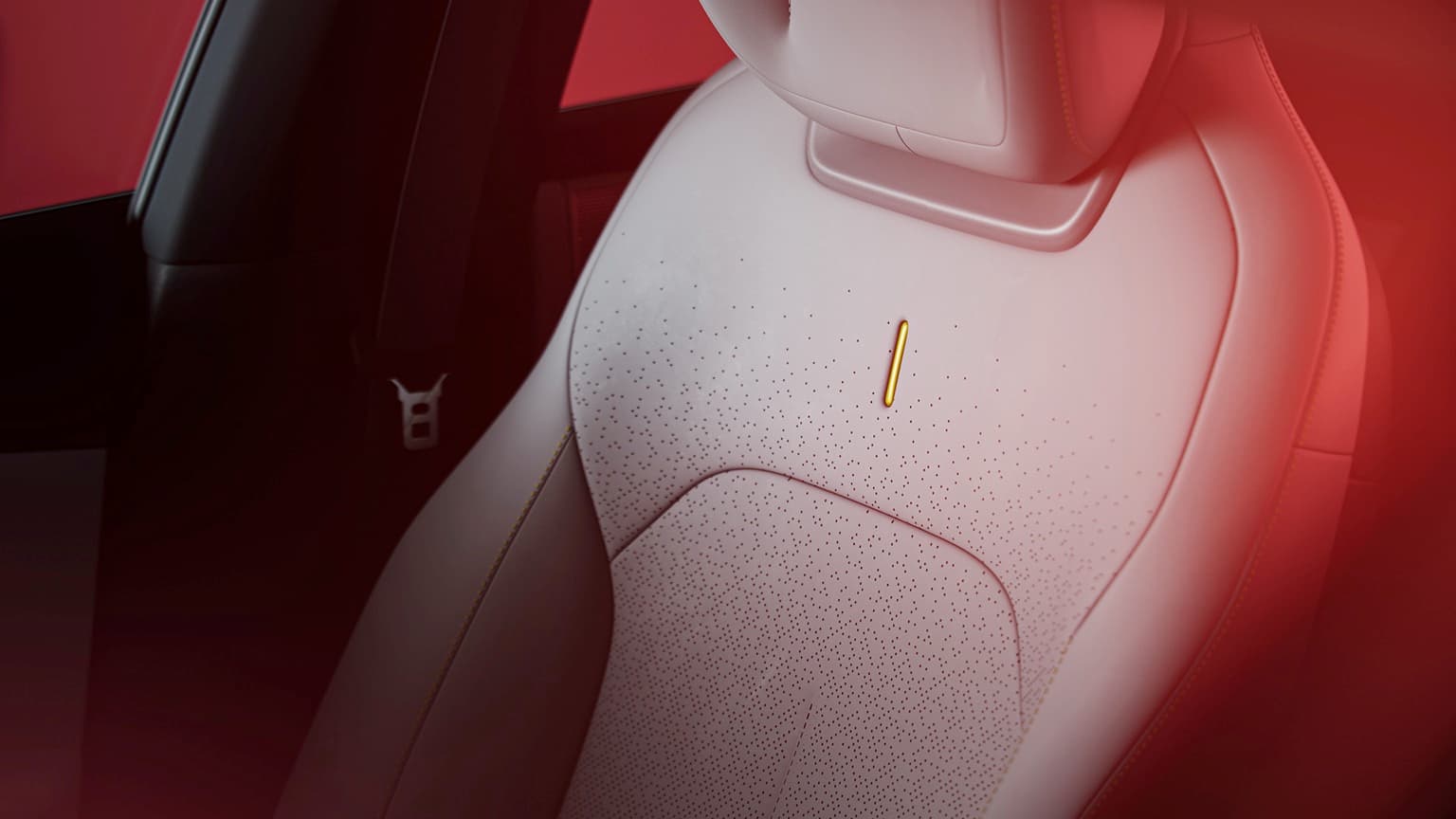 the interior of a car