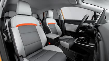 the inside of a car
