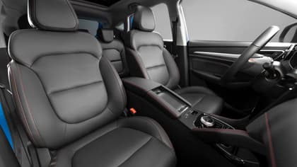 the inside of a car