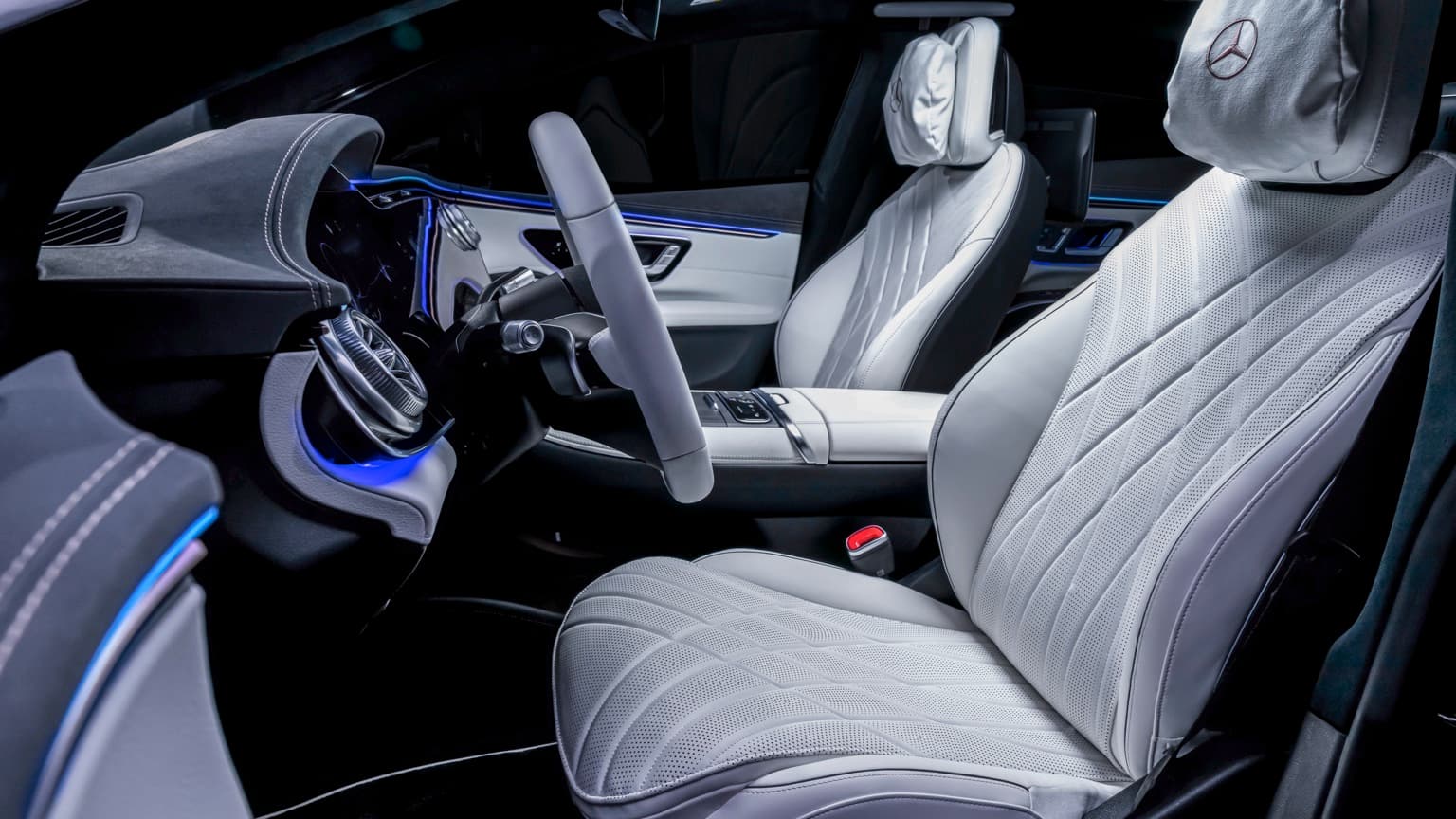 the interior of a car
