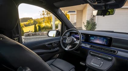 the inside of a car
