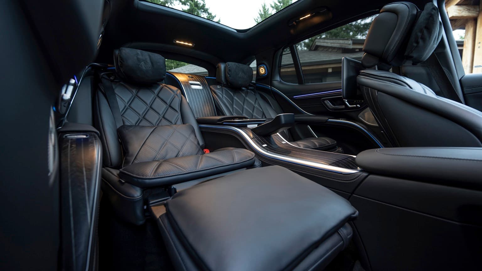 l'intérieur d'une voiture