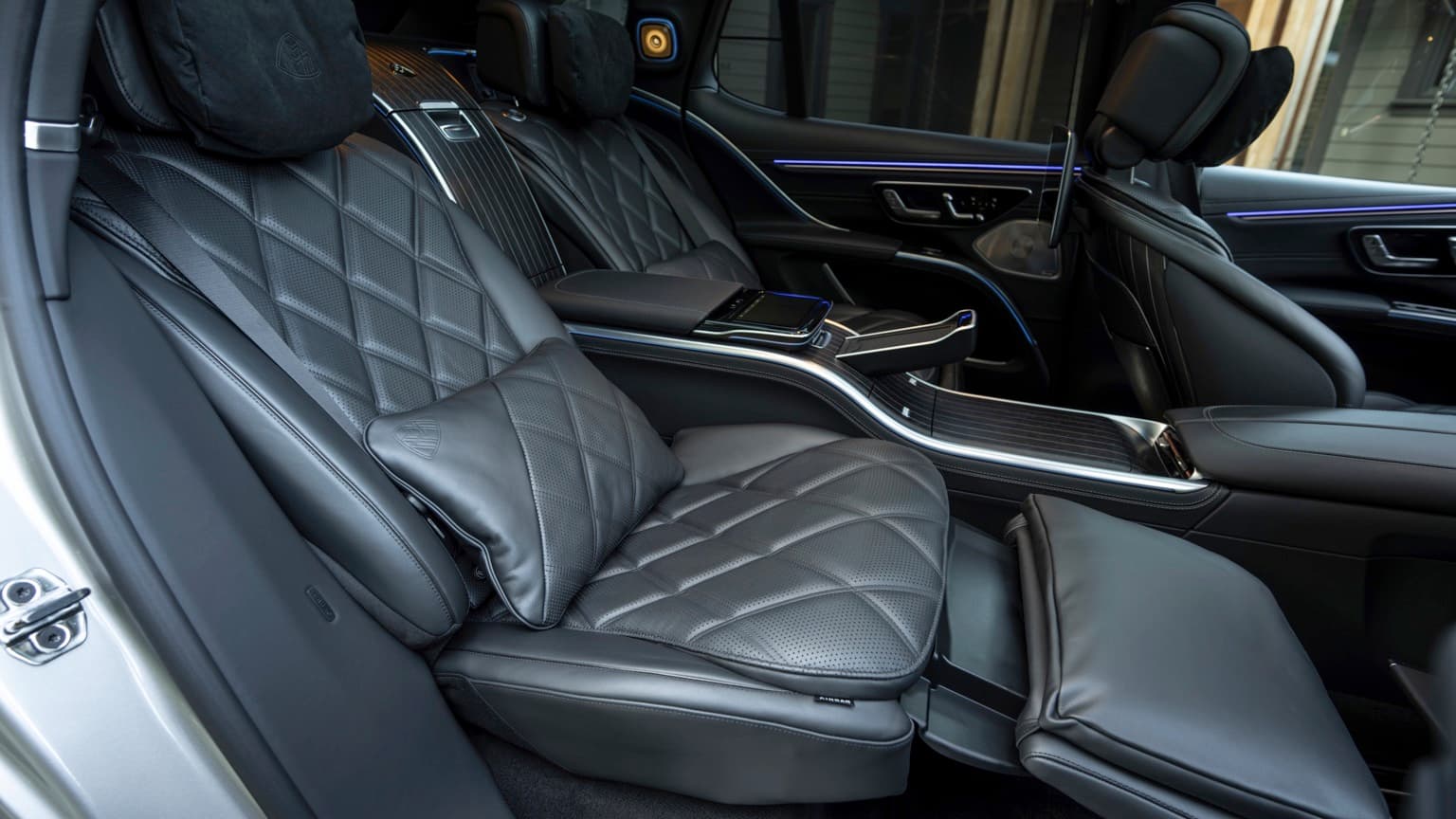 l'intérieur d'une voiture