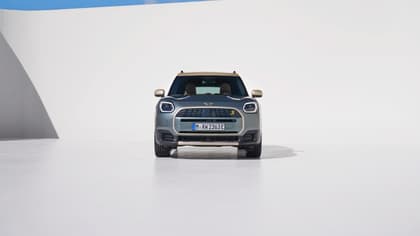 a car parked on a white surface