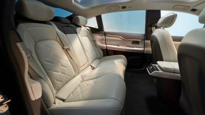 les sièges arrière d'une voiture