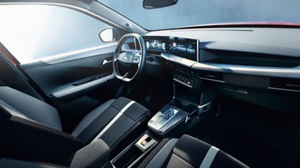 the interior of a car