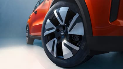 close up of a car tire