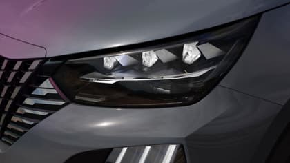 the front of a car