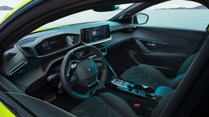 l'intérieur d'une voiture