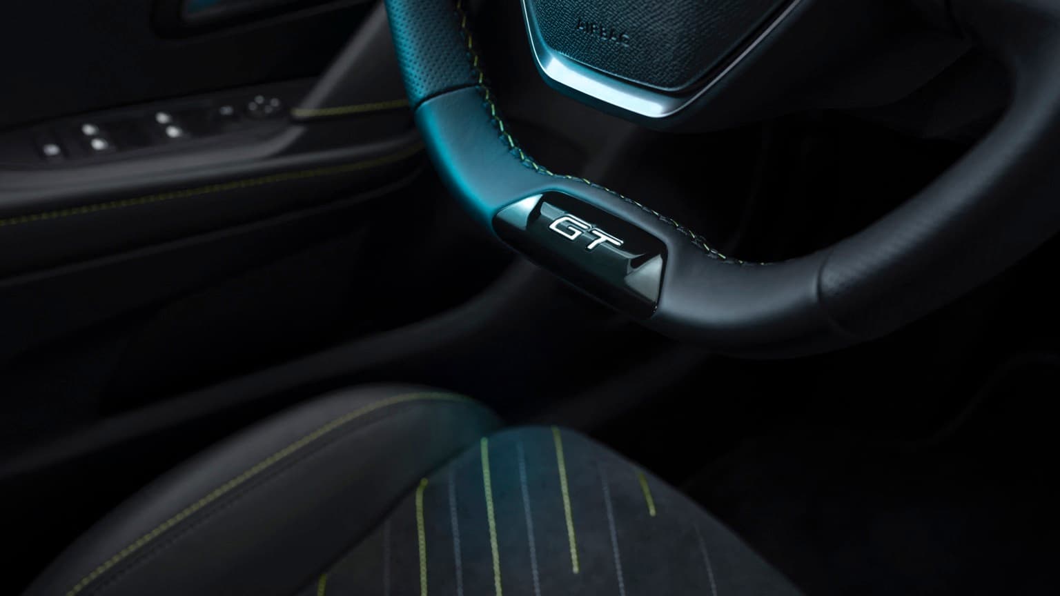 l'intérieur d'une voiture