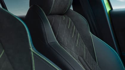 l'intérieur d'une voiture