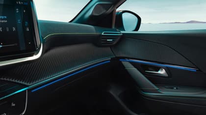 l'intérieur d'une voiture