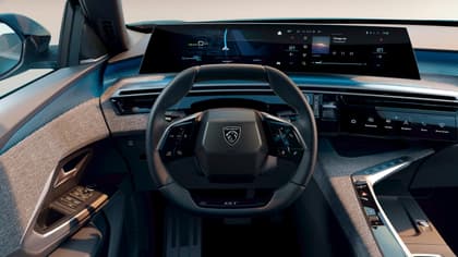 the interior of a car