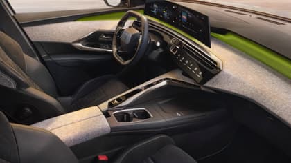 l'intérieur d'une voiture